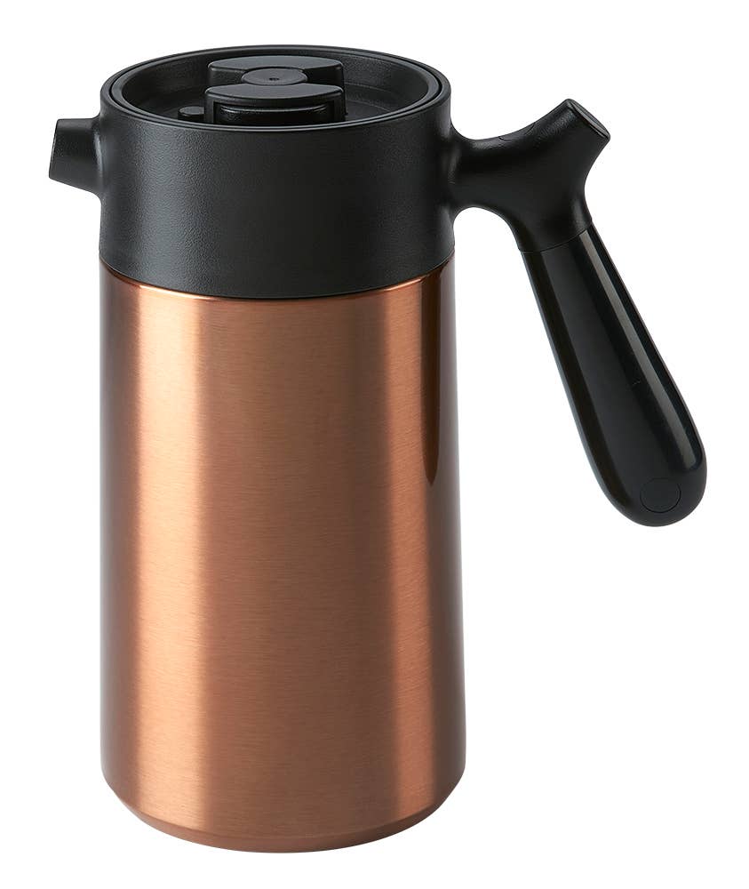 SS 32 oz Vacuum Insulated French Press: Copper